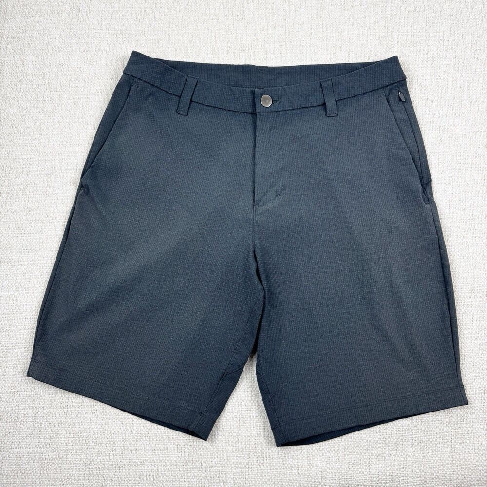 Lululemon Commission Shorts Men's Classic 9 Ventlight Mesh Obsidian LM7AK8S
